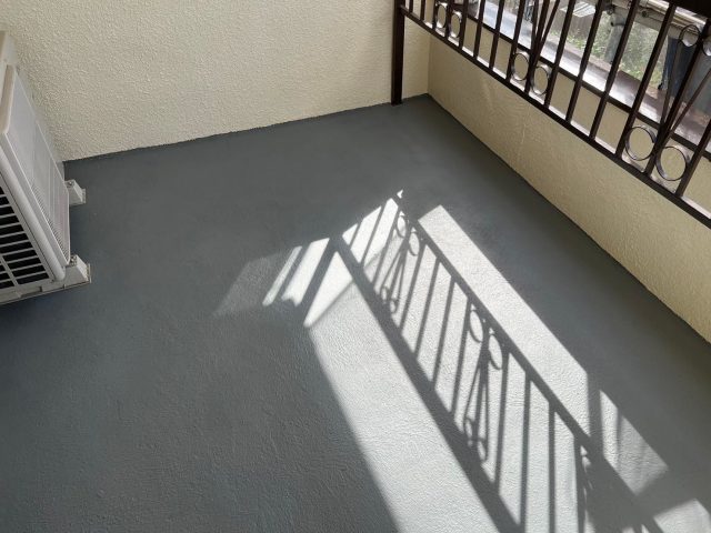 高砂市のベランダ土間改修工事